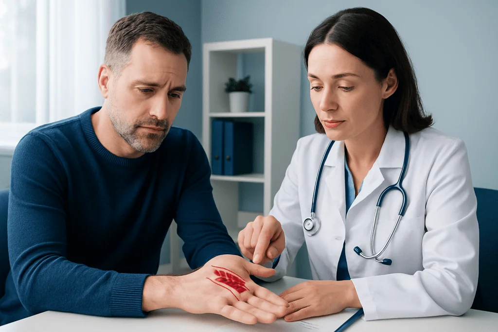 Why blood clots form: causes and risk factors — blood clots on hands