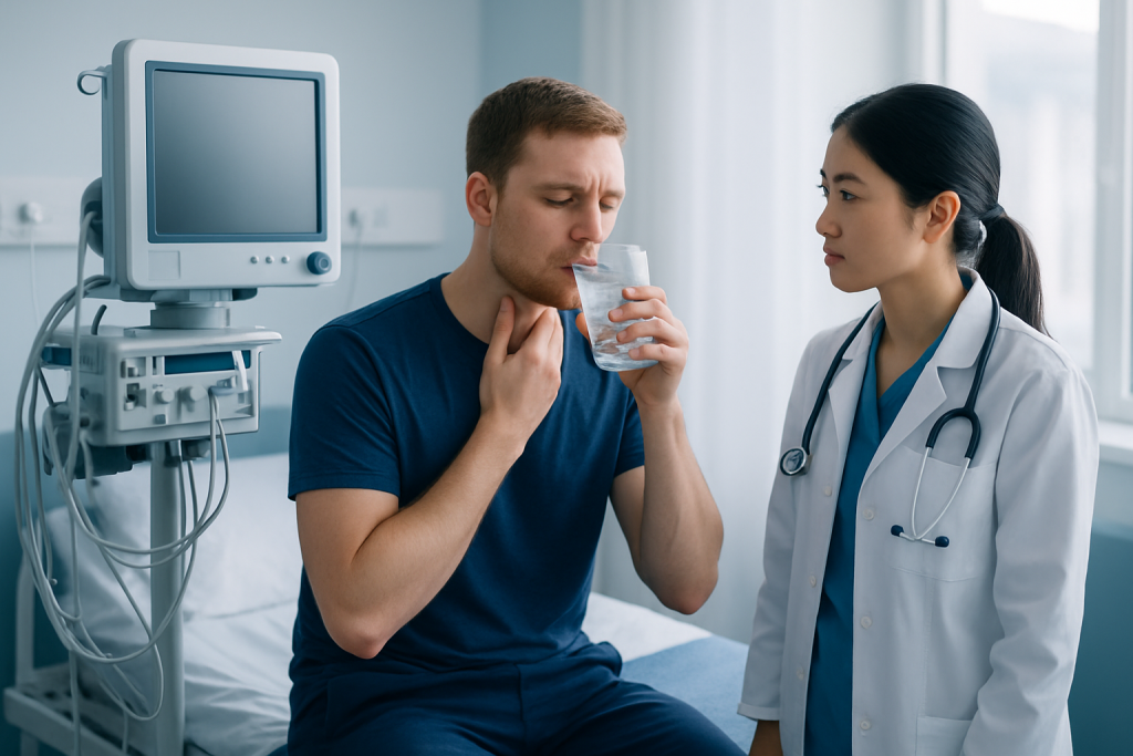 Why Cold Drinks Sometimes Feel Better — sore throat ice water
