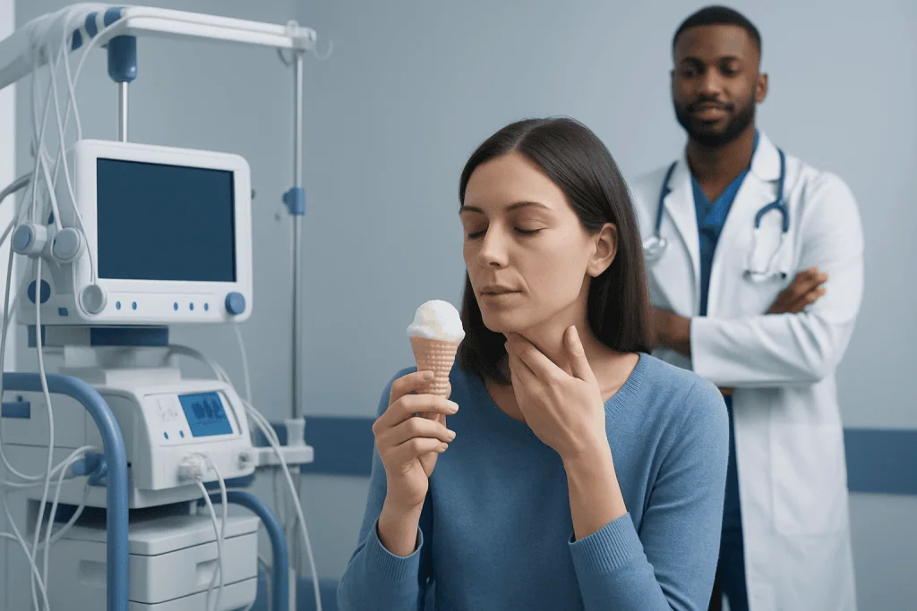 Why cold foods can soothe a sore throat — is ice cream good for sore throat