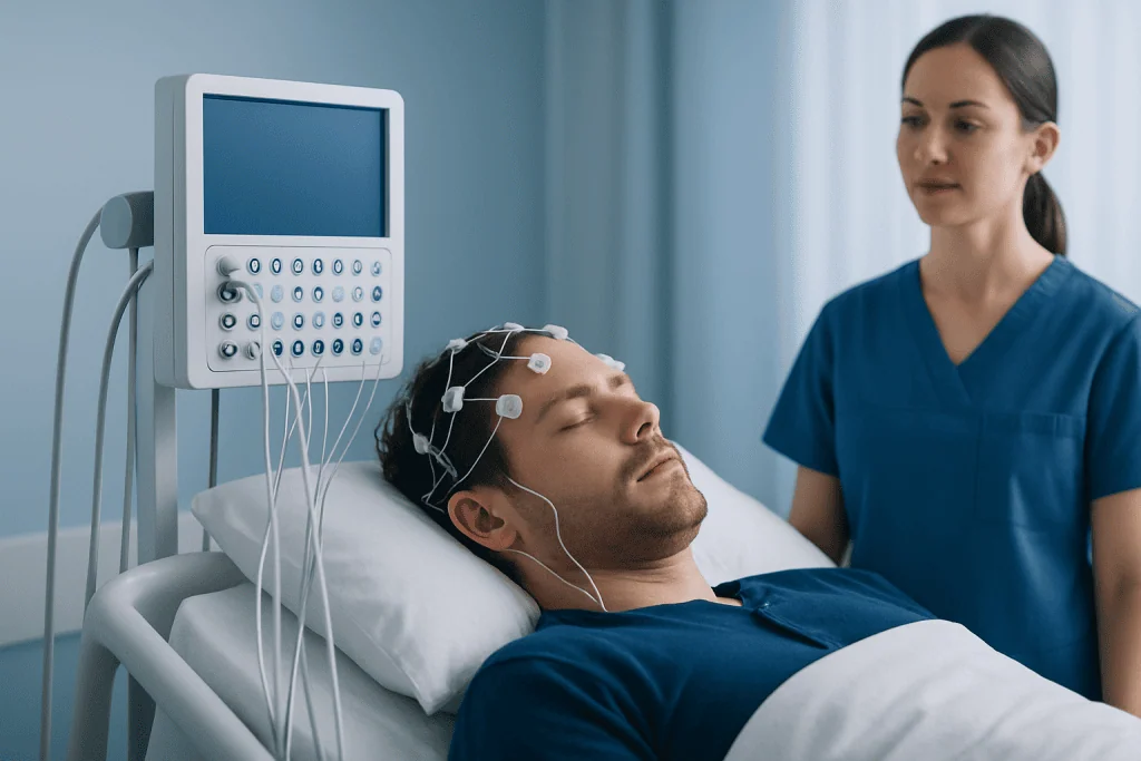 Why EEG Is Added to a Sleep Study — sleep study with EEG