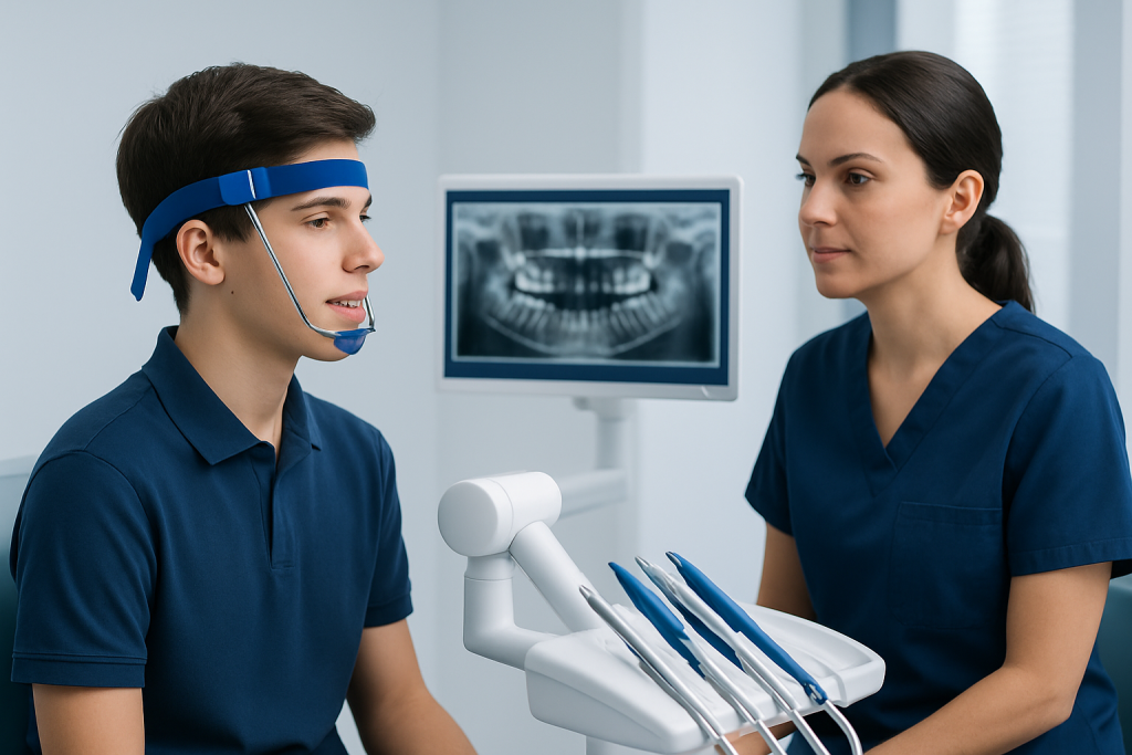 Why headgear may be recommended — headgear braces