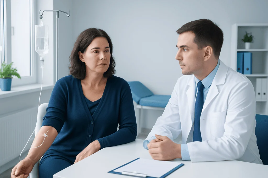Why iron levels become low — iron infusion