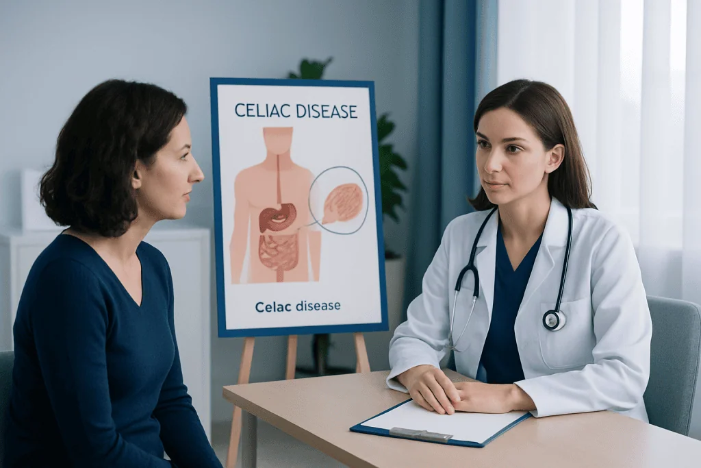 Why it develops: causes and risk factors — celiac disease
