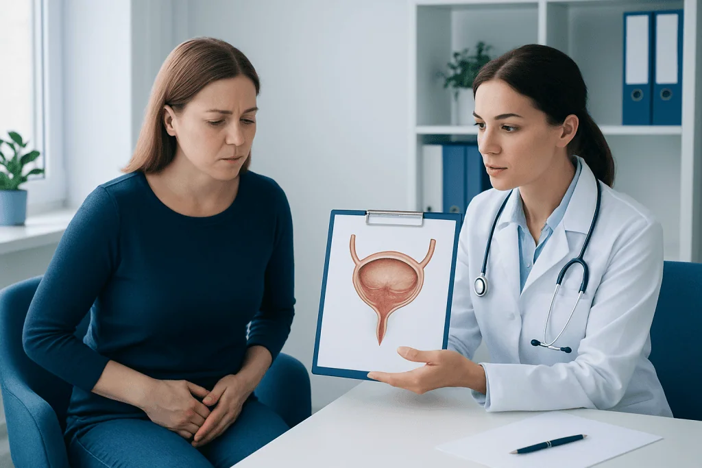 Why it happens: causes and risk factors — acute cystitis with hematuria