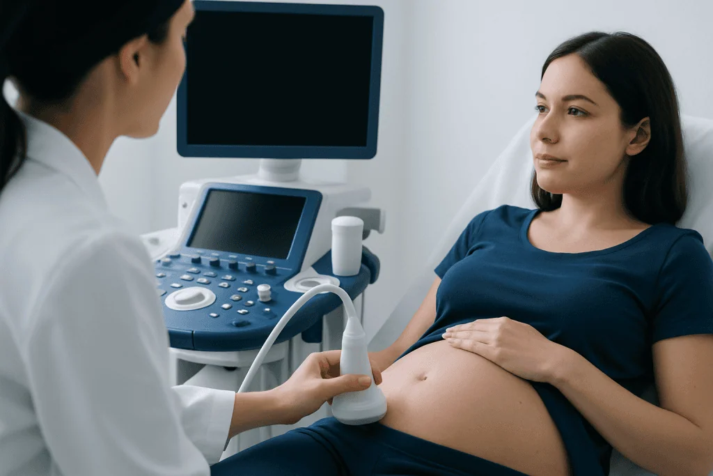 Why this scan may be recommended — 8 week ultrasound