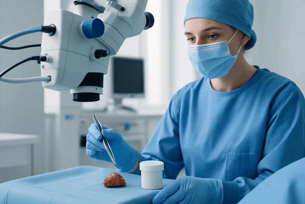 Why tissue may be excised — excised