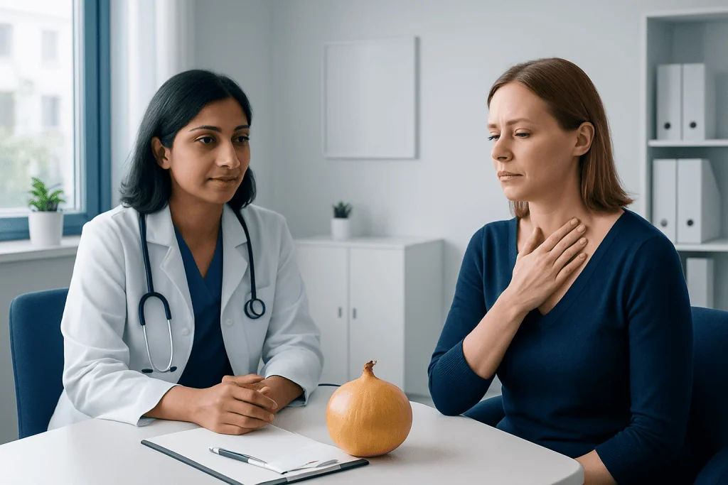 Why yellow onion can cause symptoms in some people — yellow onion