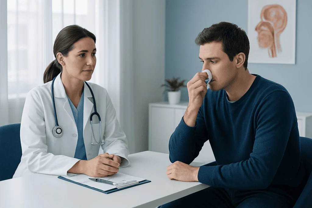 Assessment and candidacy for procedures — epistaxis treatment