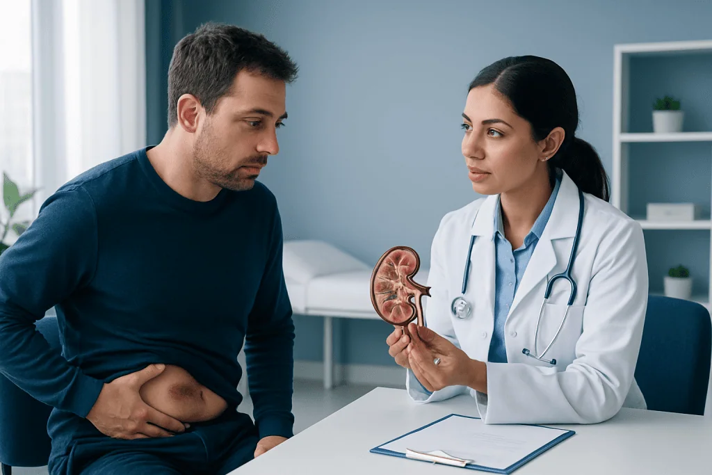 Assessment and Diagnosis After Kidney Trauma — bruised kidney recovery time