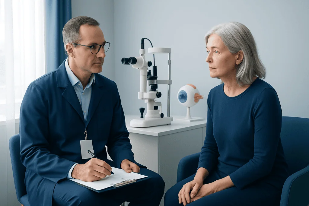 Assessment and Diagnosis Before Treatment — eye tumour treatment