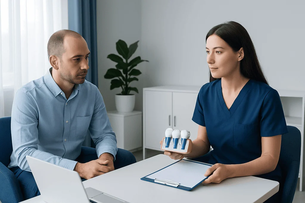 Assessment and treatment planning before travel — dental implants in turkey