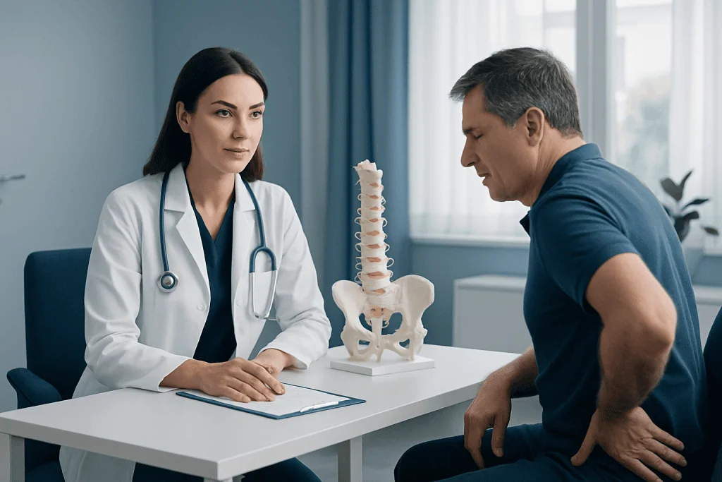 Assessment, diagnosis and candidacy for procedures — low back treatment