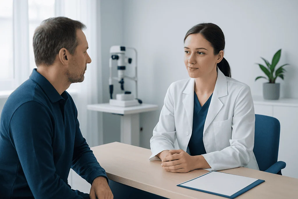 Candidacy and assessment before treatment — giant papillary conjunctivitis treatment
