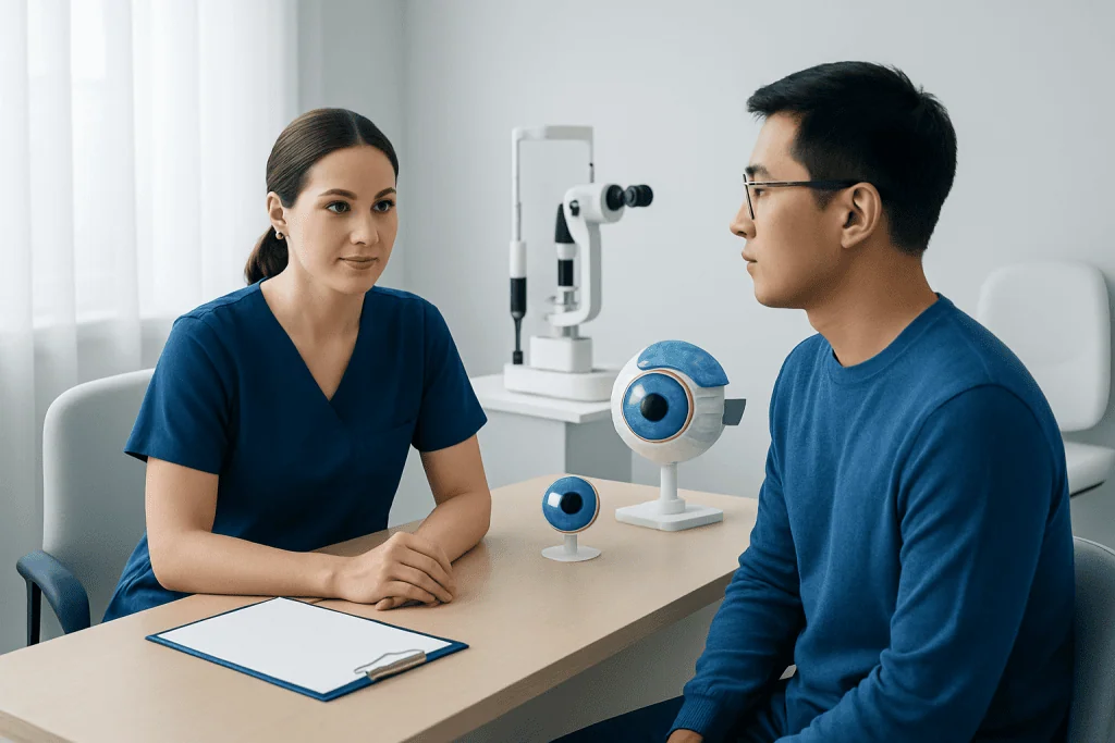 Candidacy and Eye Assessment — myopic therapy