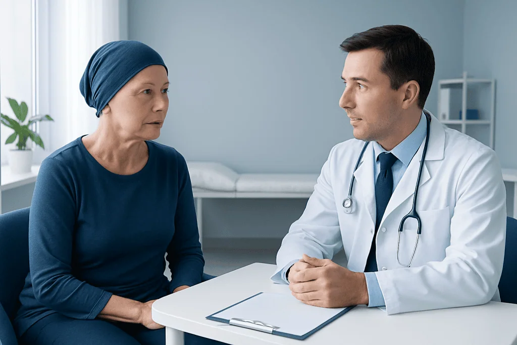 Candidacy and the Step-by-Step Care Pathway — can you continue chemo with blood clots