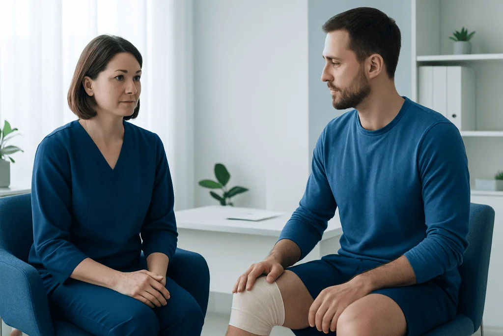 Candidacy and the step-by-step therapy process — occupational therapy for knee sprains