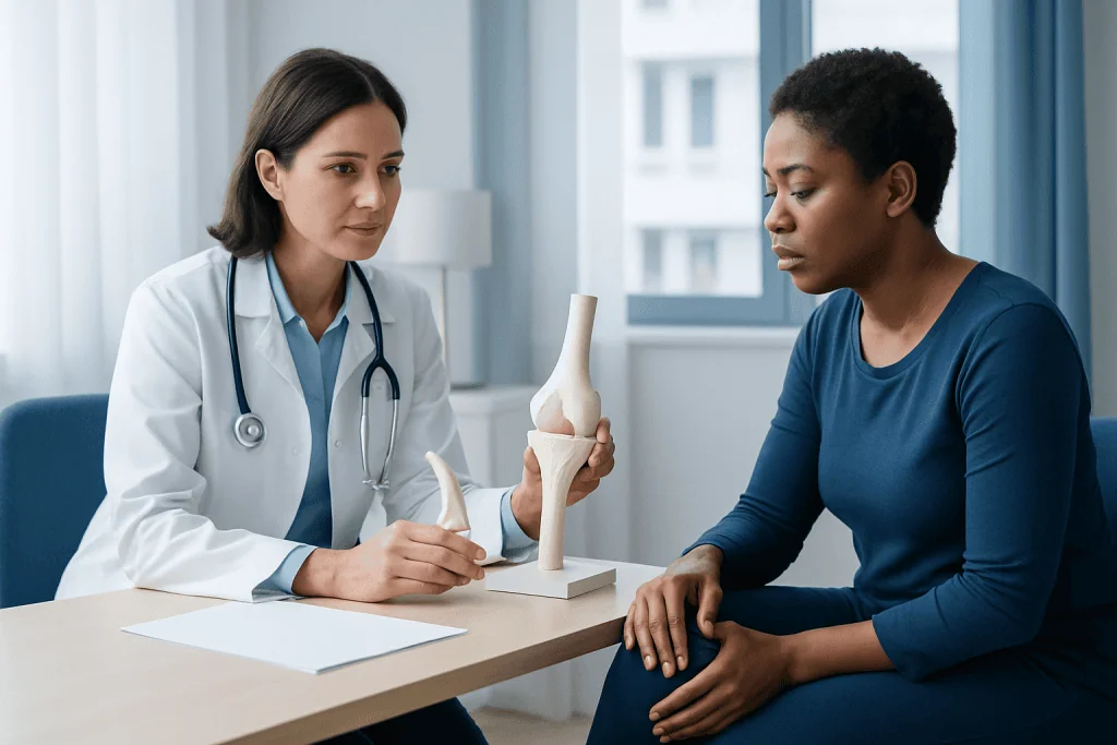 Causes and factors that increase risk — fractured patella
