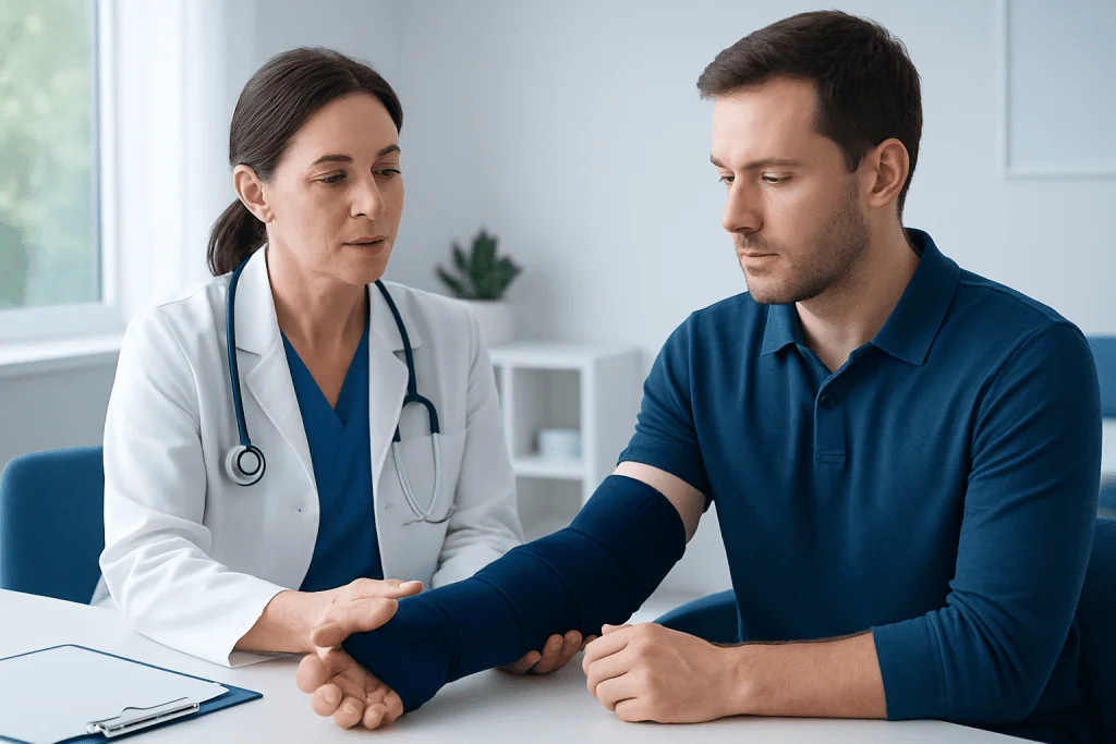 Causes and risk factors — forearm splints