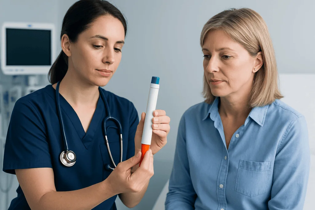 Checking a New EpiPen Before Carrying It — new epipen