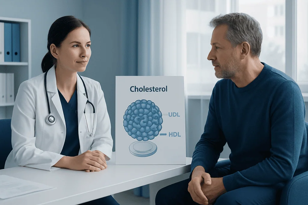 Cholesterol and Lipoproteins: Understanding LDL and HDL — cholesterol molecule