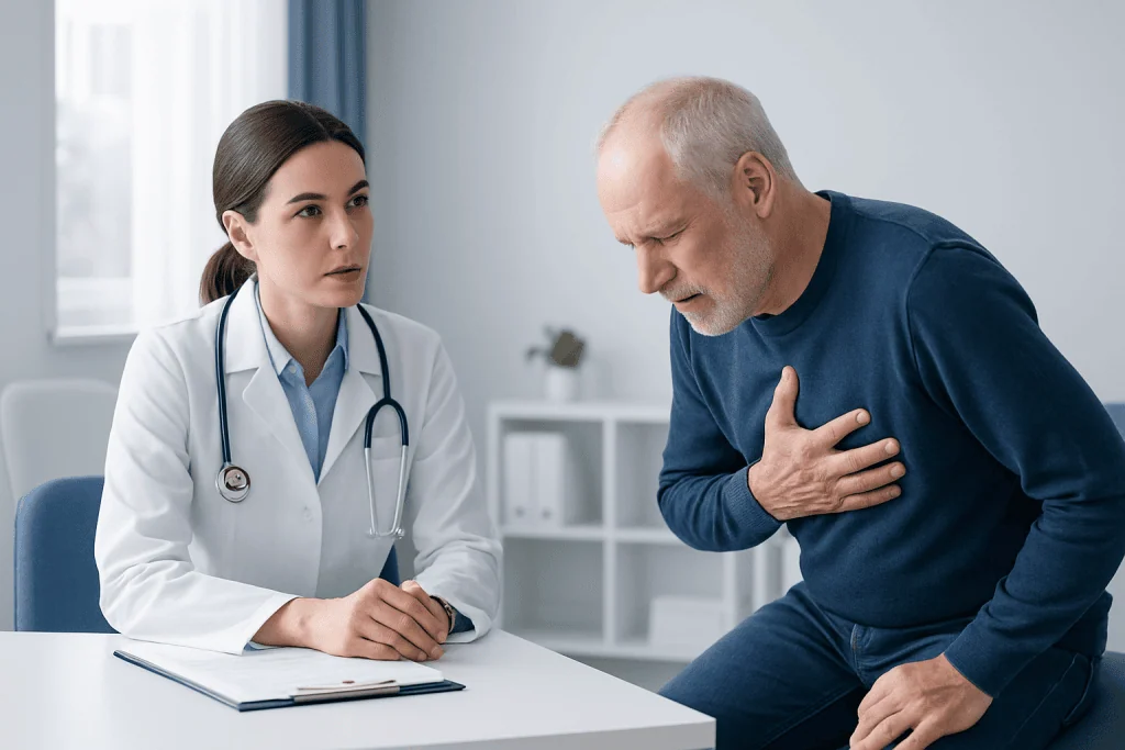 Common and Less Common Causes — out of breath when bending over