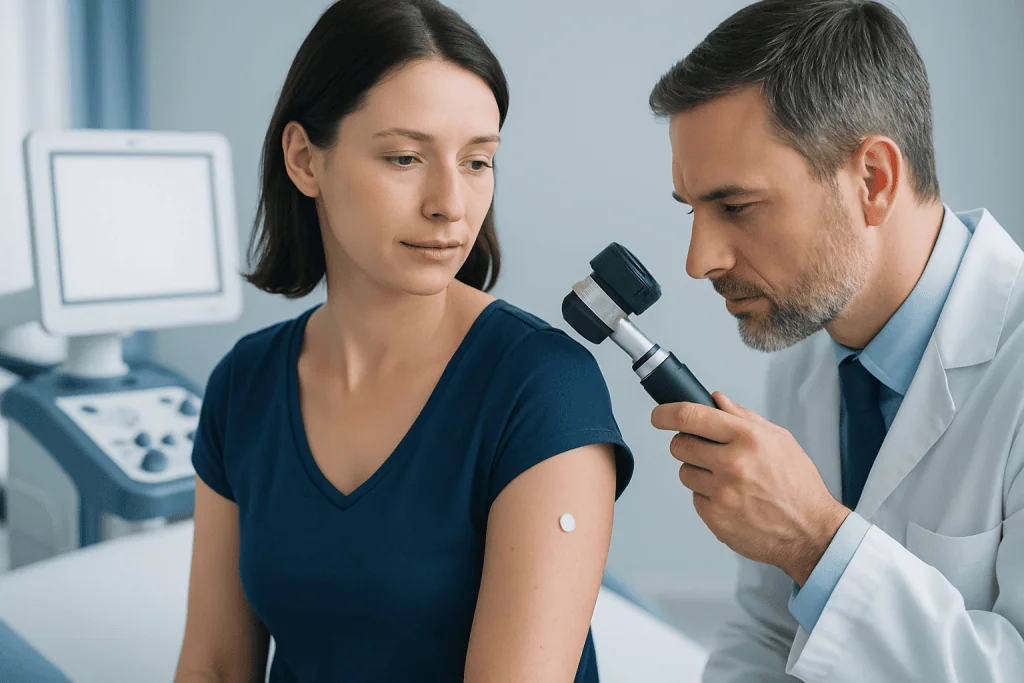 Common appearances and symptoms — white mole