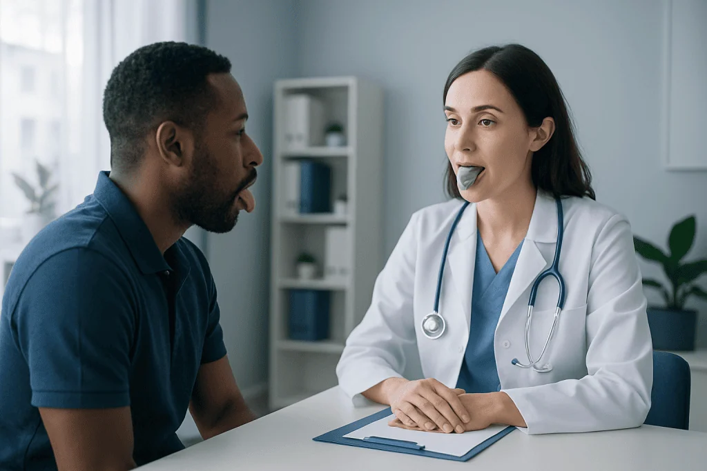Common causes and contributing factors — tongue color green