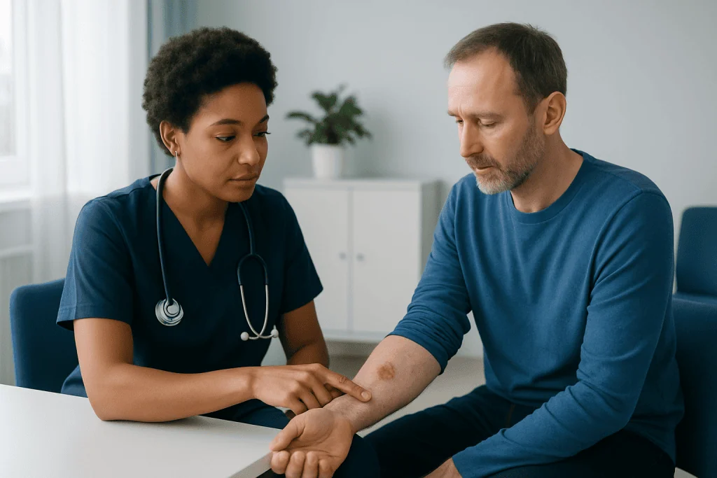 Common causes and related conditions — hiv lesions