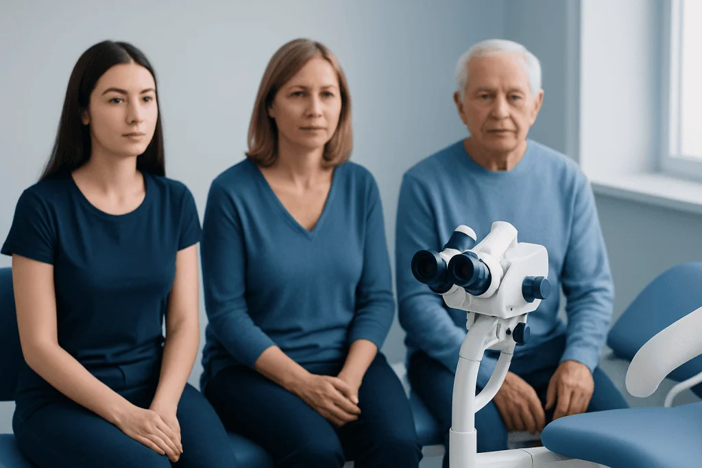 Patients waiting for a gynecological consultation at Acibadem Hospitals Group.