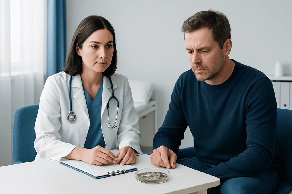 Common Causes of White Mucus in Stool — poop with white mucus looks like mold