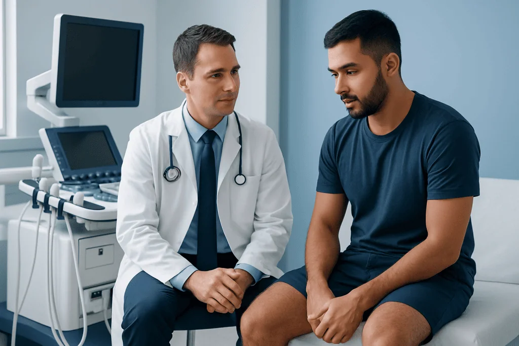 Common harmless causes of dark scrotal spots — black spots on testicles