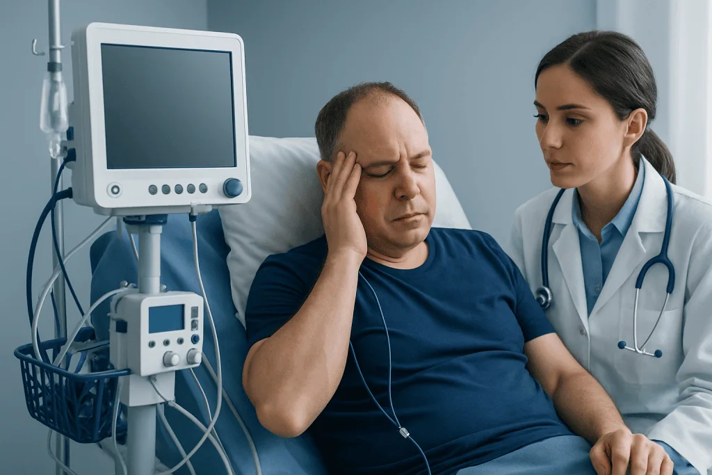 Common patterns and possible causes — dizziness feeling sick and sweating