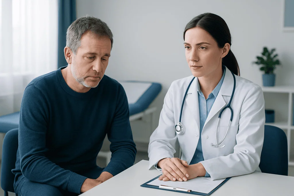 Common symptoms linked to this CBC pattern — low red blood cell count high white