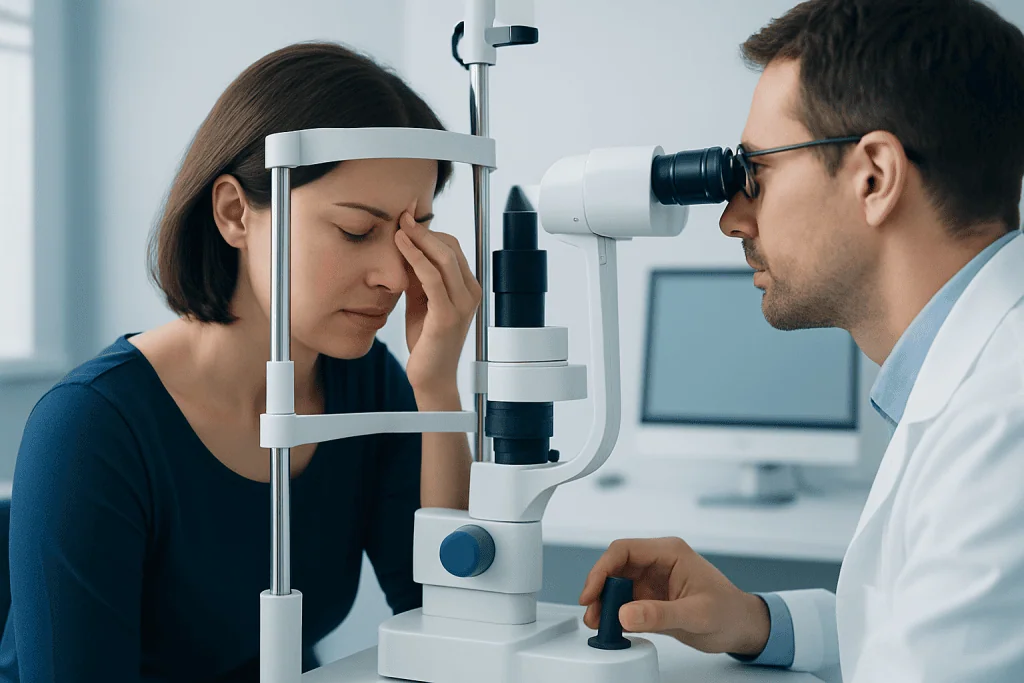 Common symptoms of vision strain — vision strain