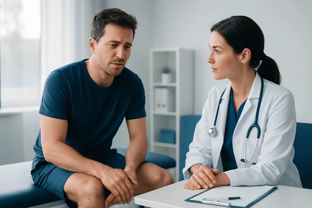 Common tibialis muscle symptoms and patterns — tibialis muscle