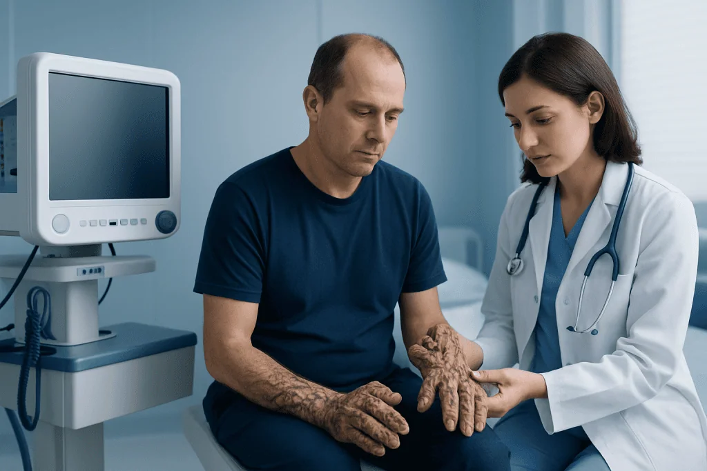 Early Signs and How the Skin Changes Over Time — tree man syndrome