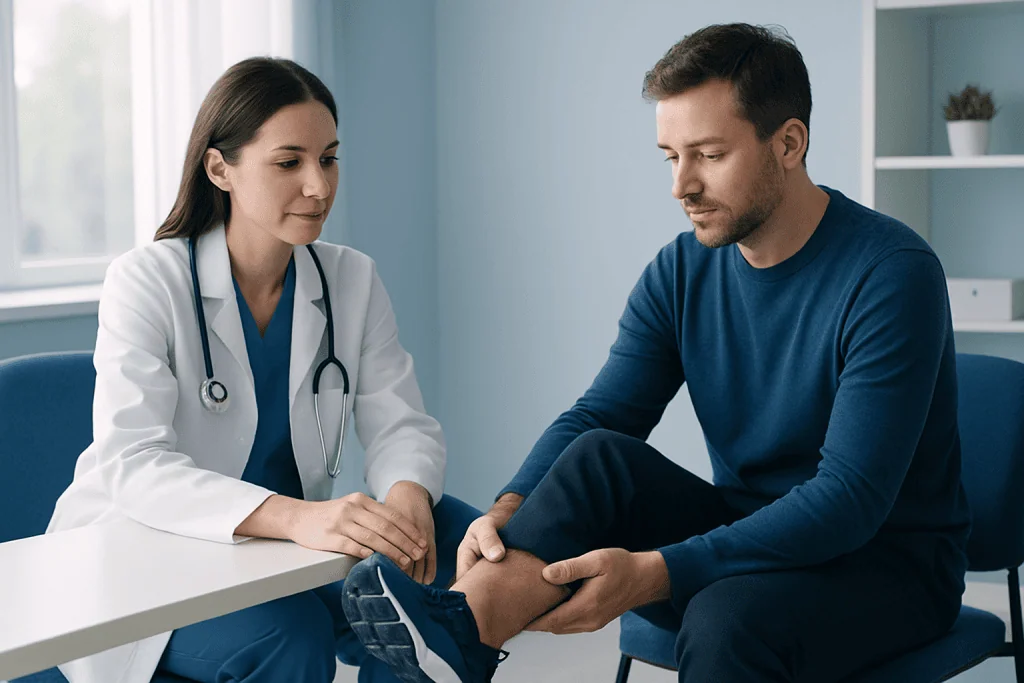 Early signs and symptoms — supportive shoes for peroneal tendonitis