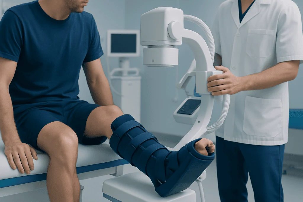 First Steps After a Possible Foot Fracture — care for fractured foot