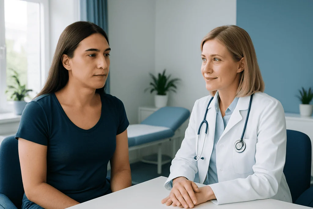 Healing after genital gender-affirming surgery — post op trans woman