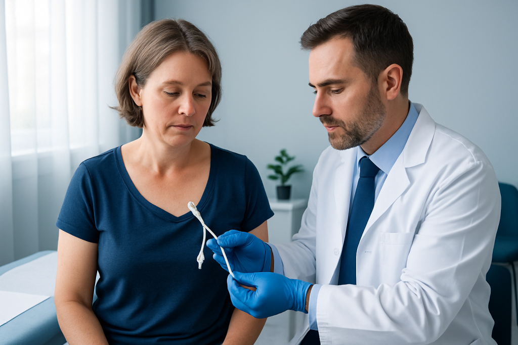 Hickman catheter insertion steps: what happens during the procedure — hickman catheter