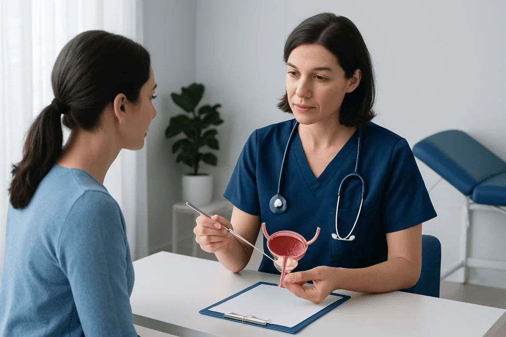 How a bladder biopsy is performed step by step — bladder biopsy