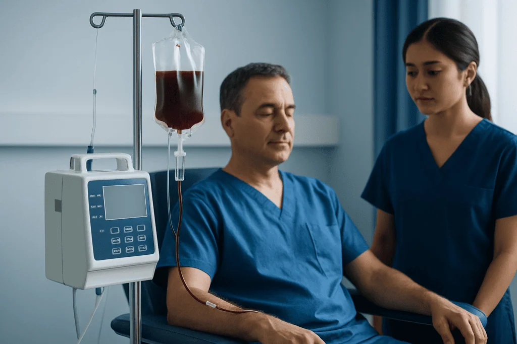 How a blood infusion works and who may need one — blood infusion side effects