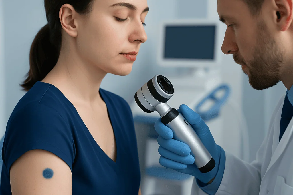 How a Blue Nevus May Look and Feel — bluish mole