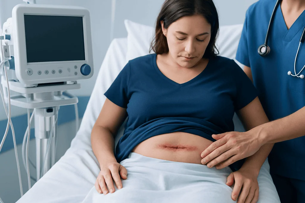 How a Cesarean Cut Infection May Feel and Look — cesarean cut infection