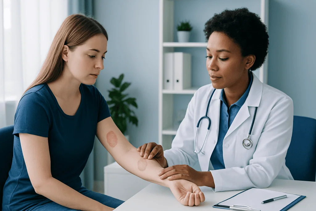 How a Clinician Tells Them Apart — pityriasis rosea vs ringworm