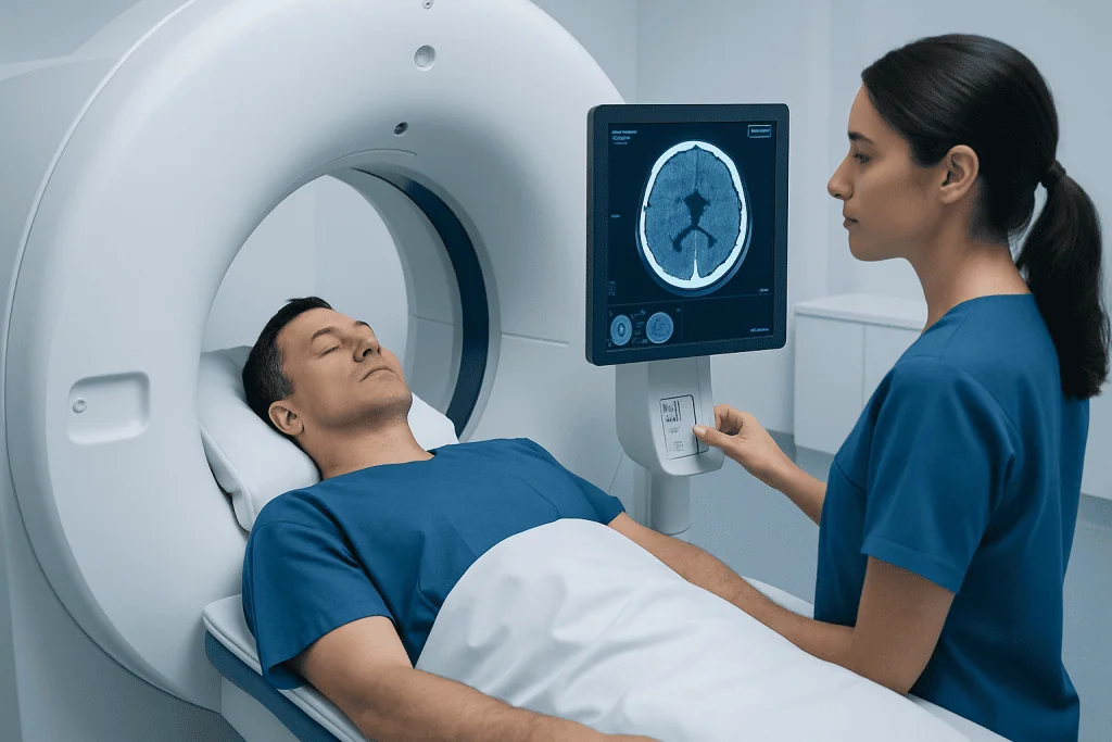 How a CT Scan Detects an Epidural Hematoma — ct scan of epidural hematoma