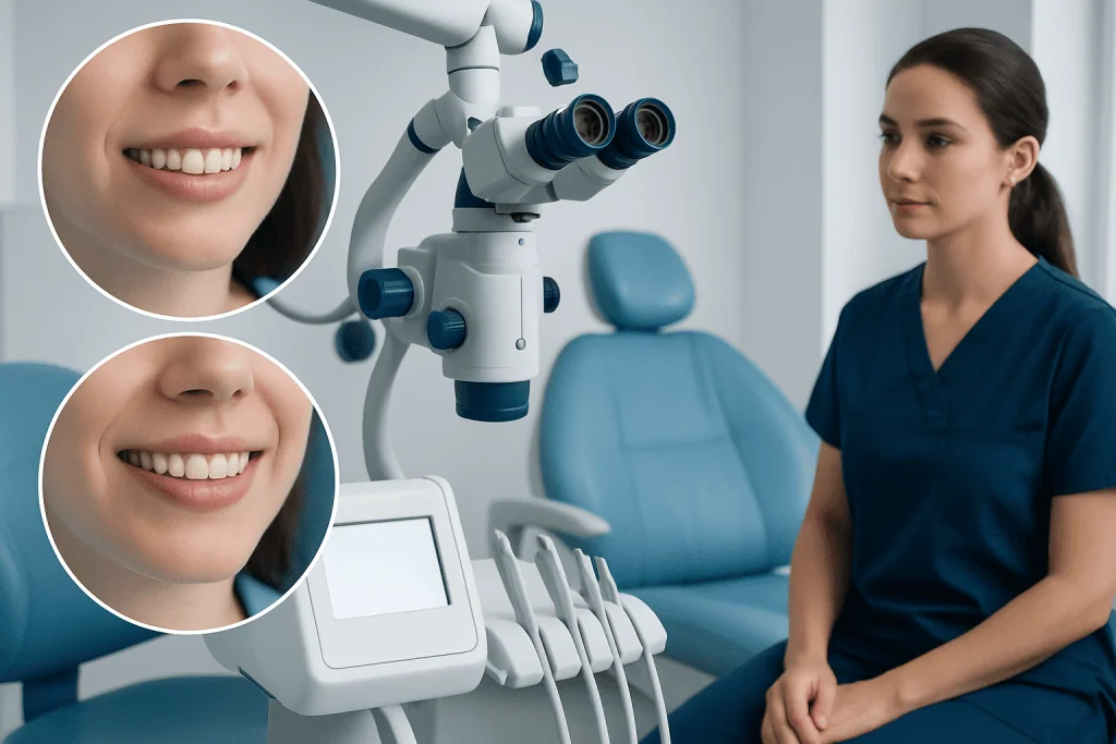 How a Dental Bridge Works — dental bridge before and after