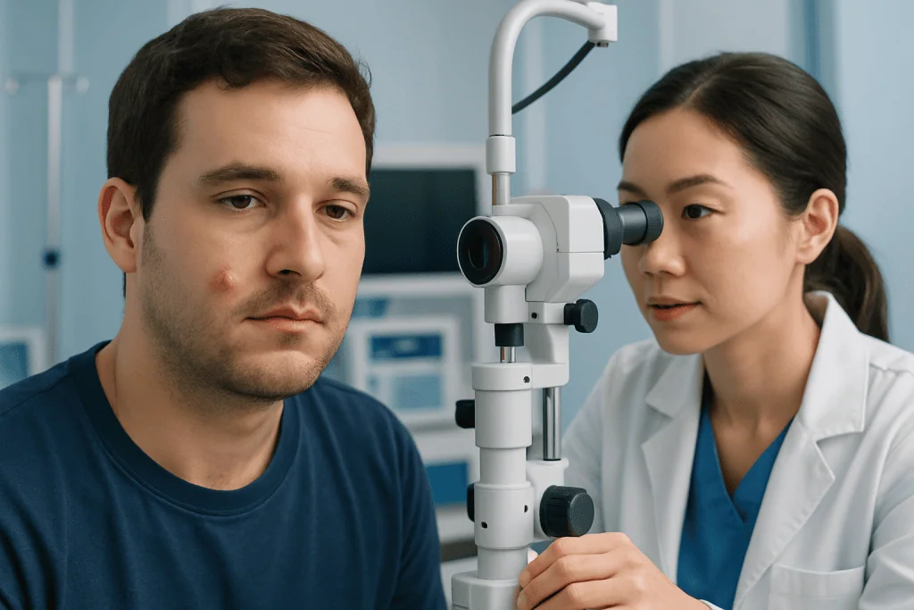How a Facial Boil May Look and Feel — boil on face