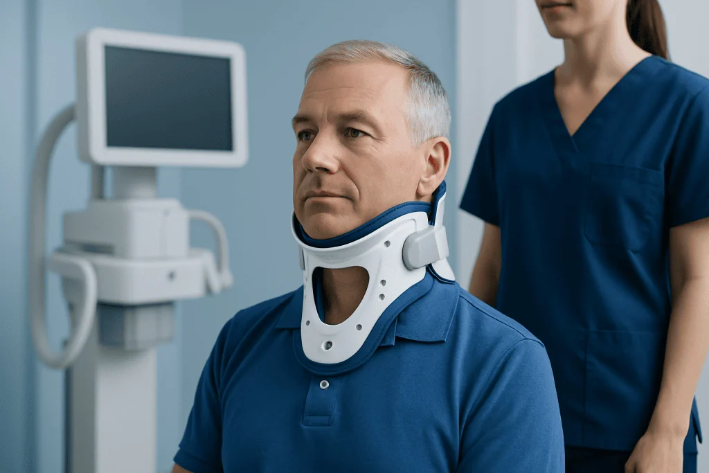 How a fracture neck brace works and who may need one — fractured neck brace