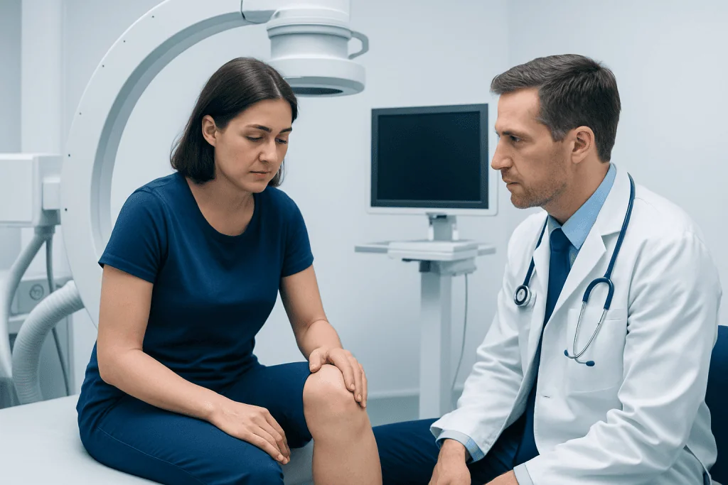 How a fractured patella may feel — fractured patella